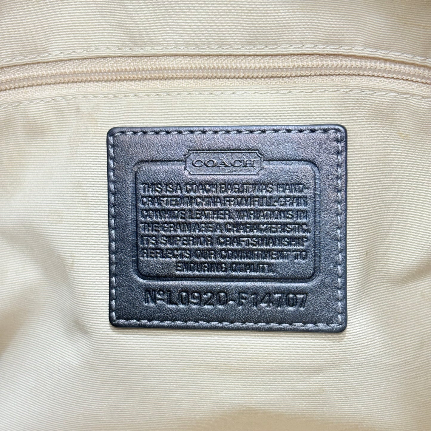 Coach Vintage Zoe Hobo