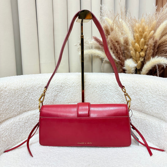 Charles & Keith Red Shoulder Bag