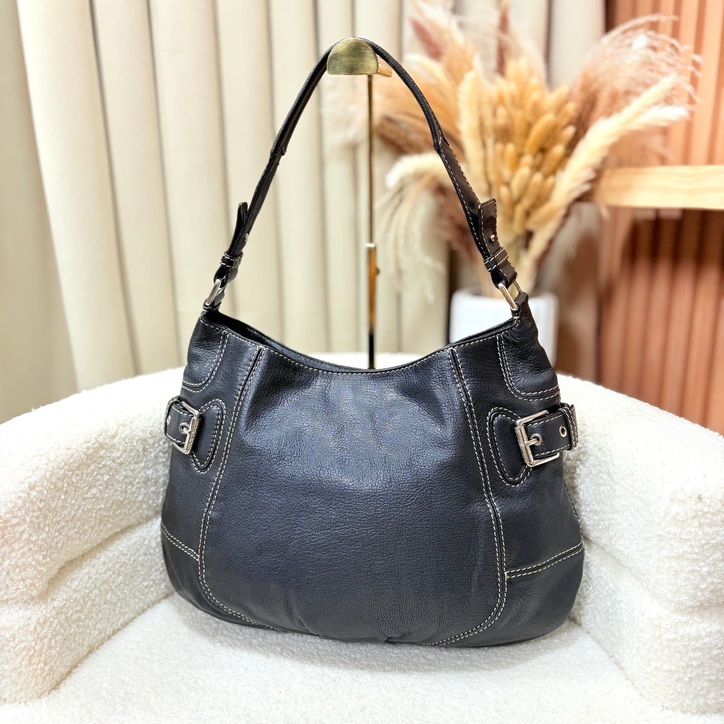 Michael Kors Buckle Hobo Bag