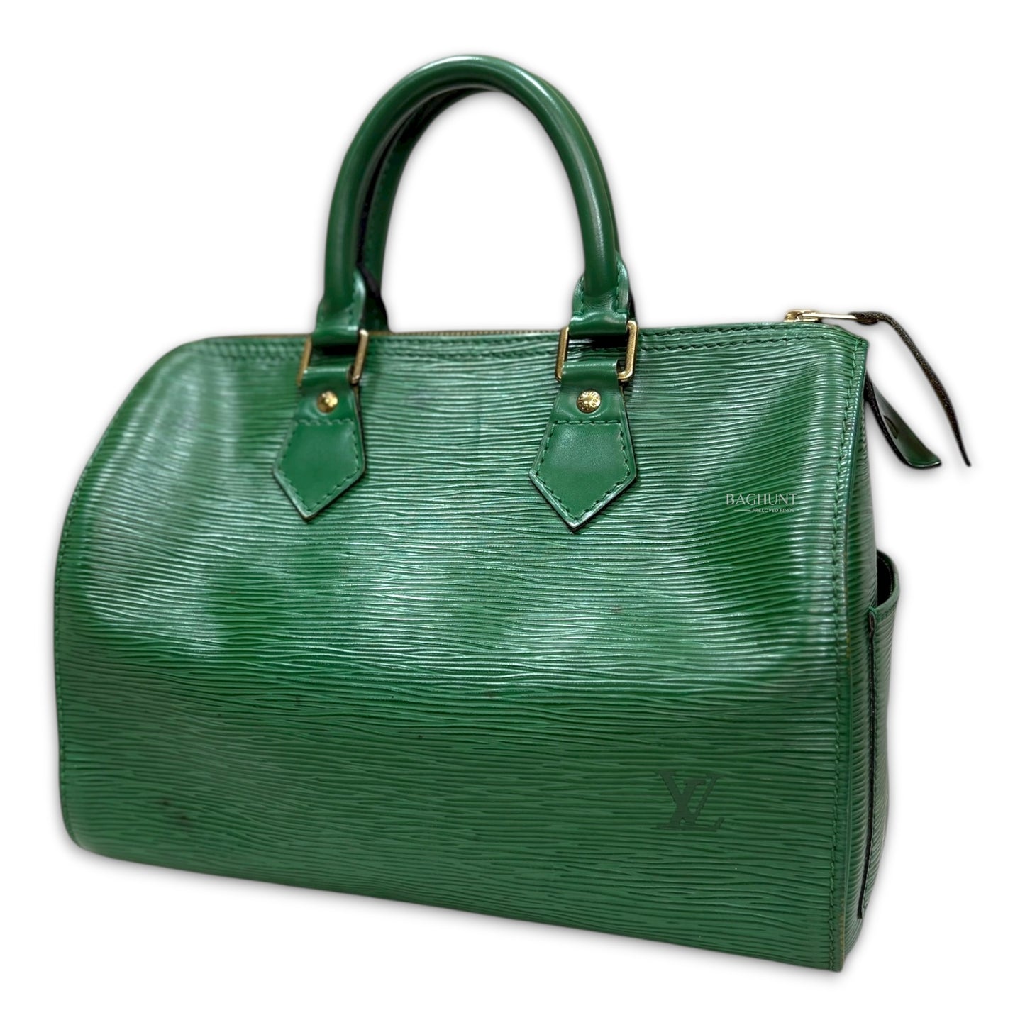 Louis Vuitton Borneo Green Epi Leather Speedy 25