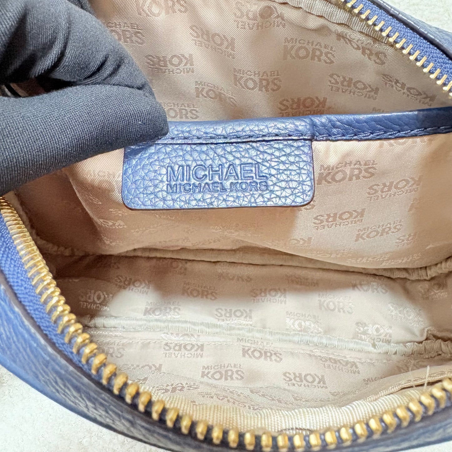 Michael Kors Fulton Pebbled Leather Camera Bag