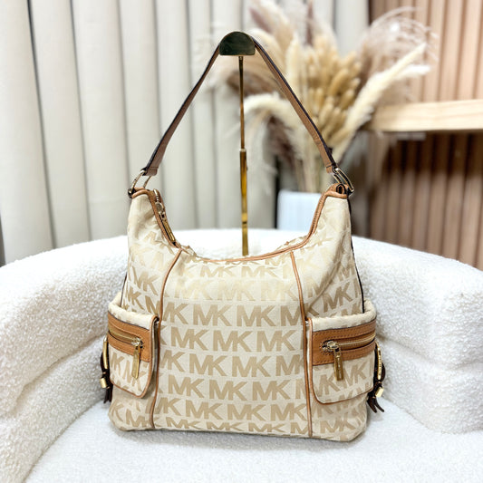 Michael Kors Signature Canvas Shoulder Bag