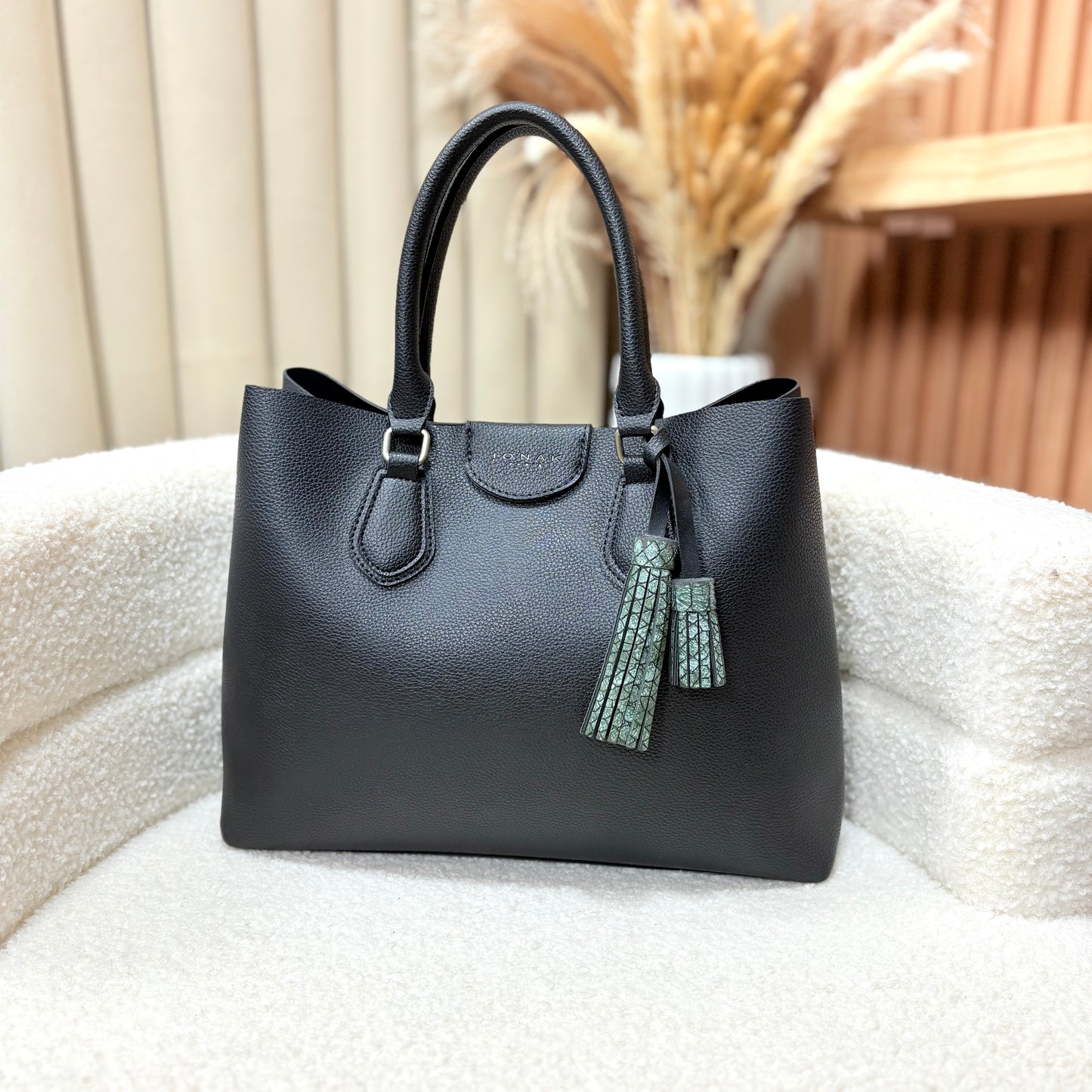 Jonak Paris Black Handbag