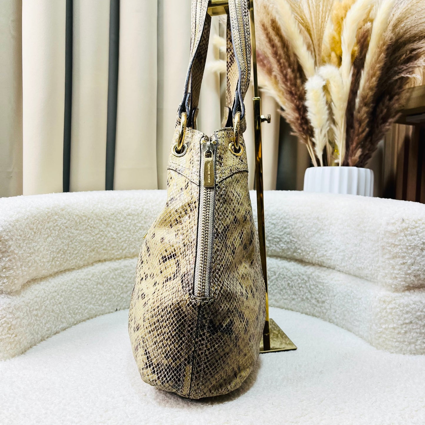 Michael Kors Python Snake Print Satchel