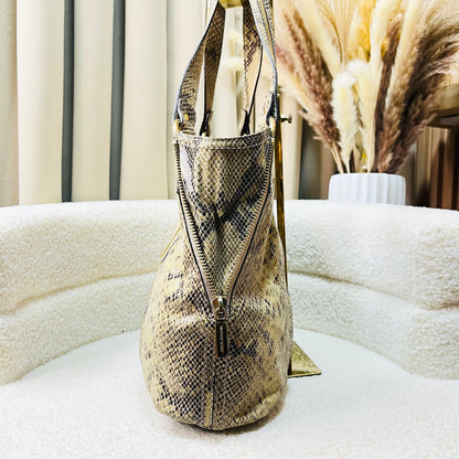 Michael Kors Python Snake Print Satchel