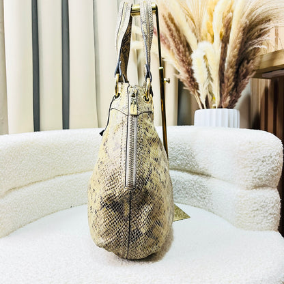 Michael Kors Python Snake Print Satchel