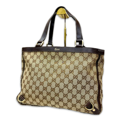 Gucci Abbey GG Canvas D-Ring Tote Bag