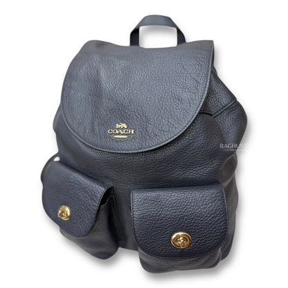 Coach Billie Pebbled Leather Backpack