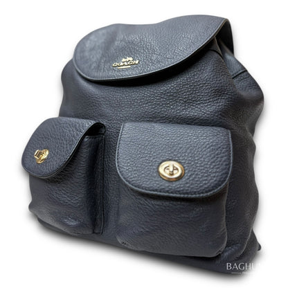 Coach Billie Pebbled Leather Backpack