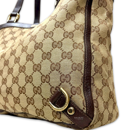 Gucci Abbey GG Canvas D-Ring Tote Bag