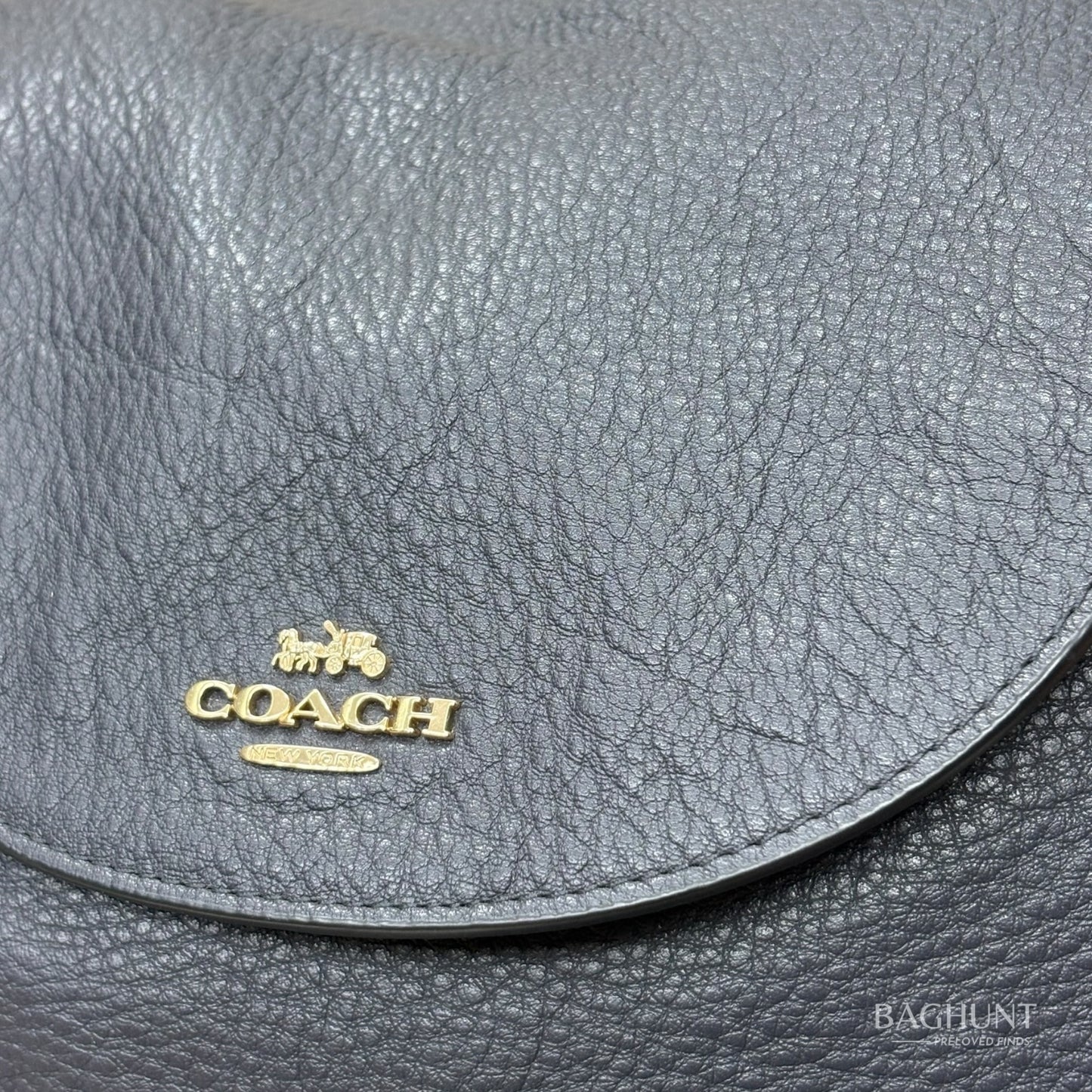 Coach Billie Pebbled Leather Backpack