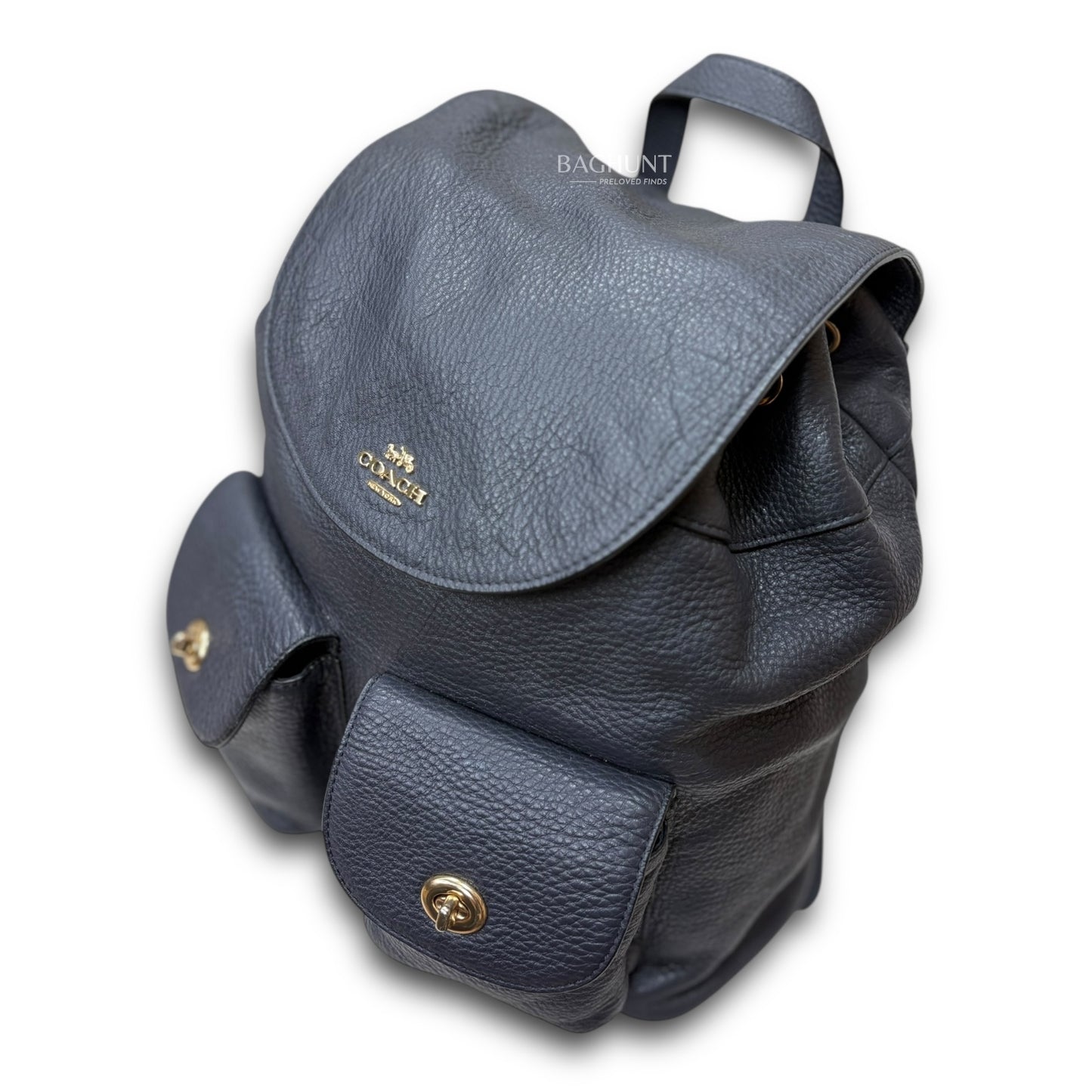 Coach Billie Pebbled Leather Backpack