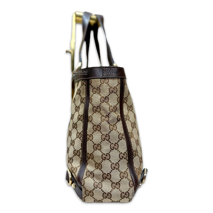 Gucci Abbey GG Canvas D-Ring Tote Bag