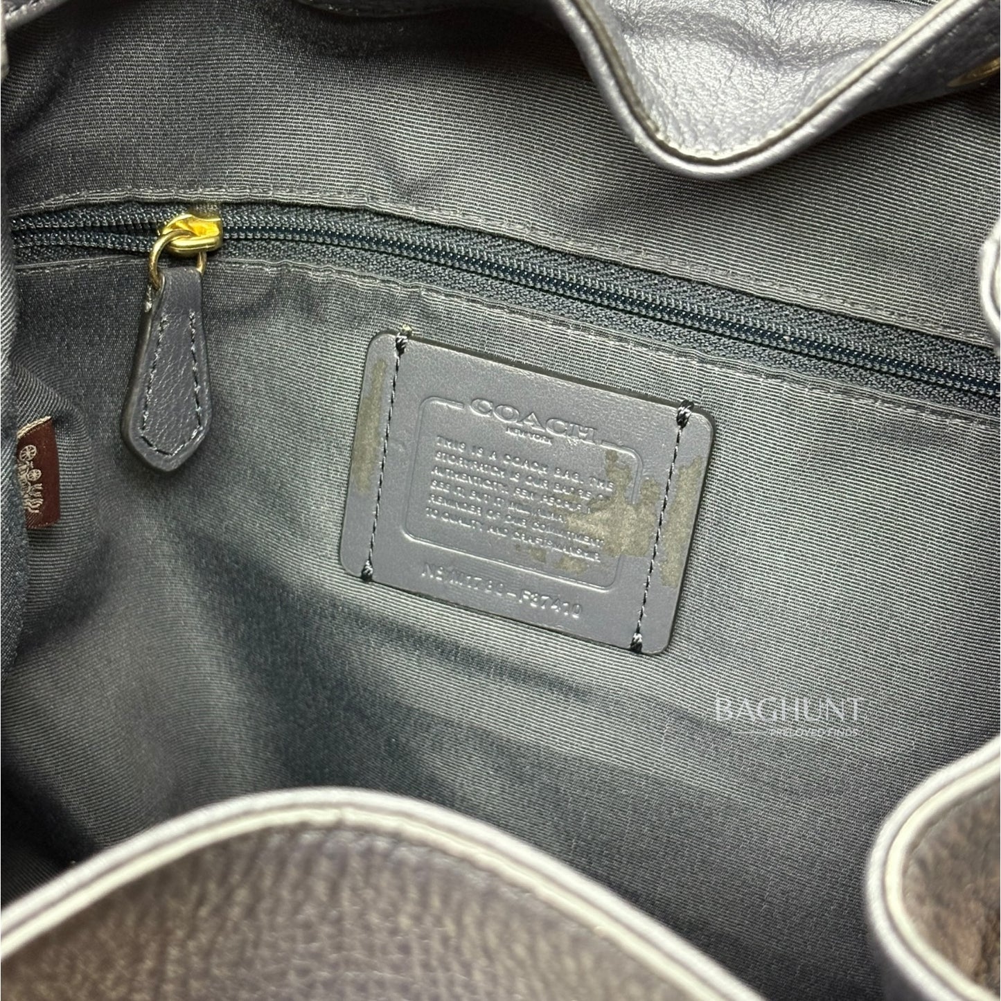 Coach Billie Pebbled Leather Backpack