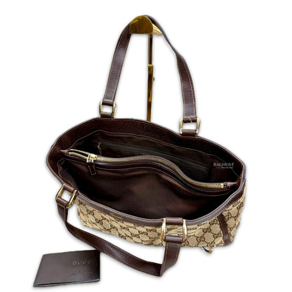 Gucci Abbey GG Canvas D-Ring Tote Bag