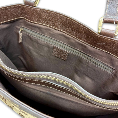 Gucci Abbey GG Canvas D-Ring Tote Bag