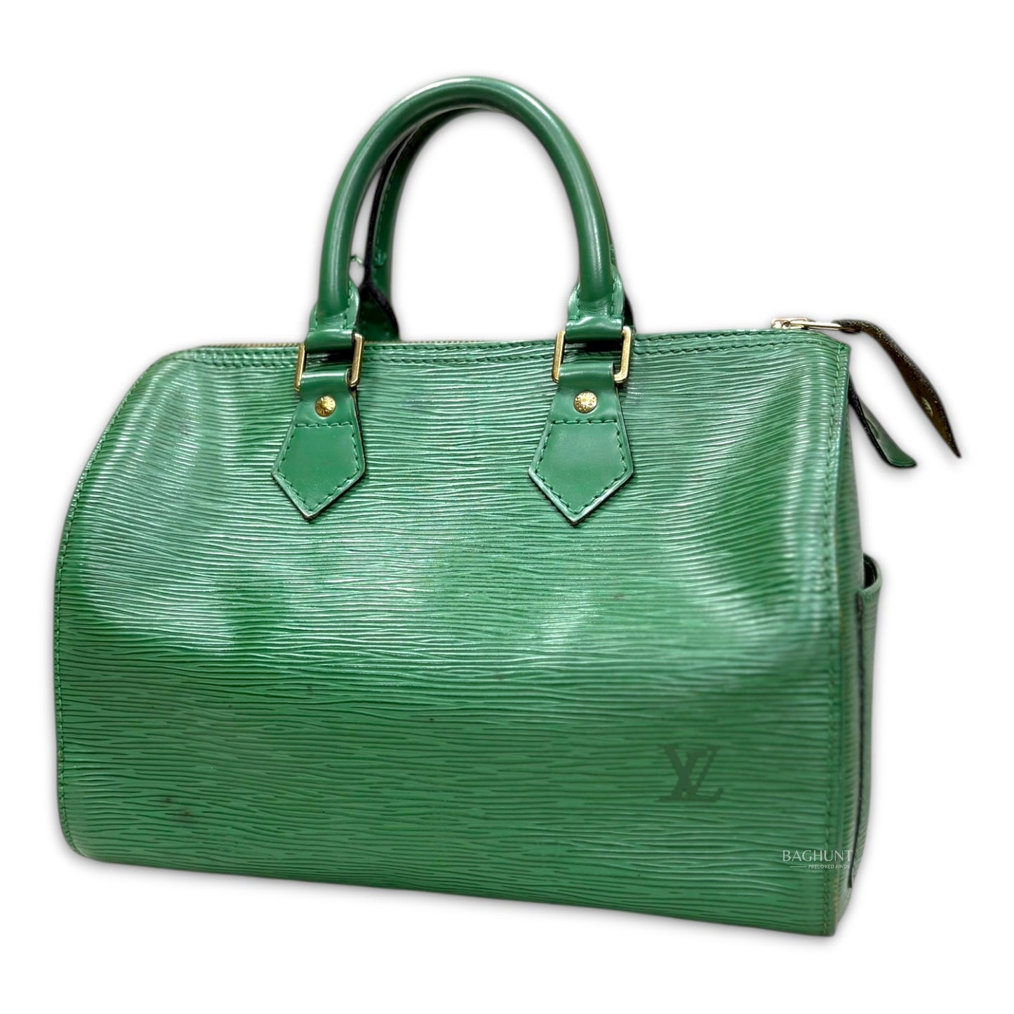 Louis Vuitton Borneo Green Epi Leather Speedy 25