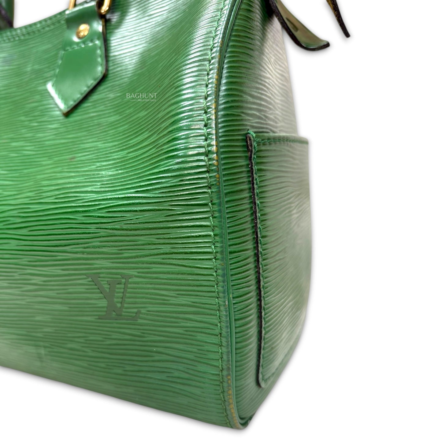 Louis Vuitton Borneo Green Epi Leather Speedy 25