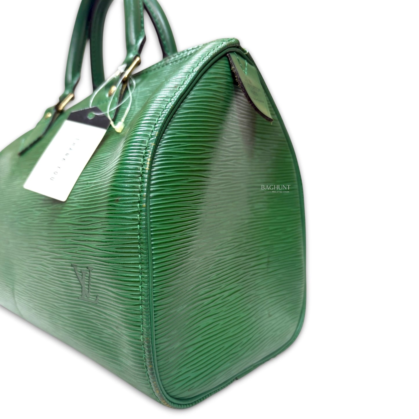 Louis Vuitton Borneo Green Epi Leather Speedy 25