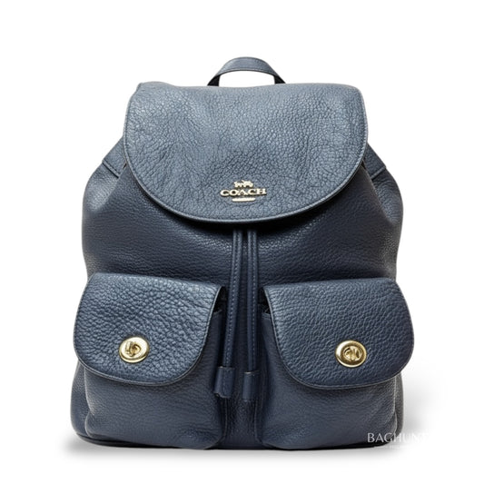 Coach Billie Pebbled Leather Backpack